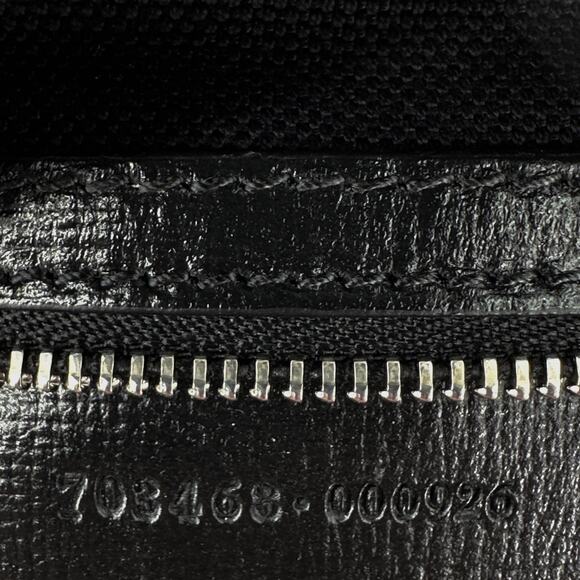 GUCCI Small Crossbody Bag with Interlocking G in Black GG Supreme - Picture 10 of 15